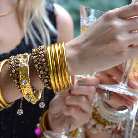 BuDhaGirl Jewelry Budhagirl All Weather Bangles Set Of 3 Poshmark